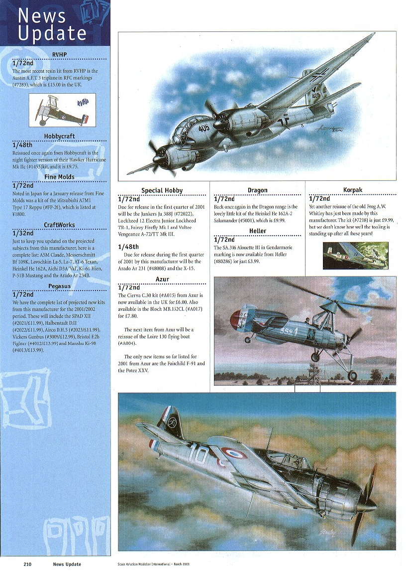 Scale Aviation Modeller International 2001-03